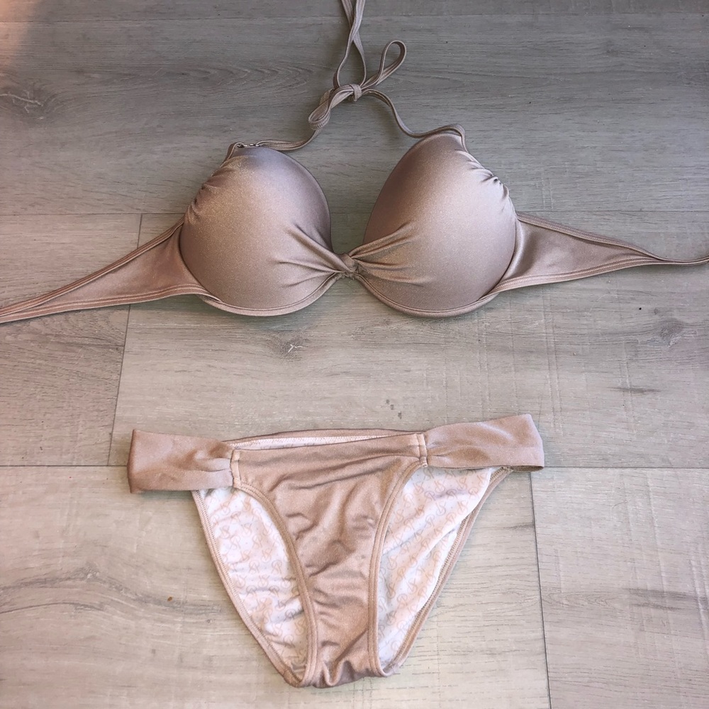 Beige /gold bikini - Victoria’s secret